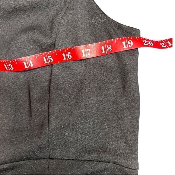 NEW Banana Republic Sleeveless Black Dress With Cutouts, PLUS size 14 - Picture 4 of 7